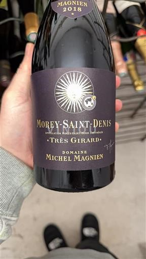 Bourgogne Morey-saint-denis Domaine Michel Magnien Très Girard 2018