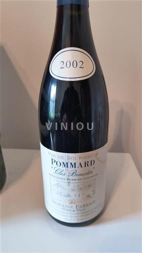 Bourgondië Pommard Domaine Parigot Clos Beauder 2002