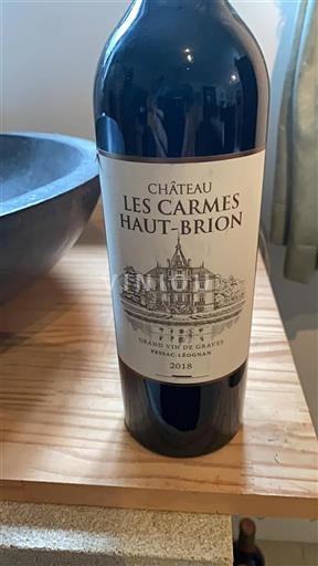 Bordeaux Pessac-Léognan Château Les Carmes Hautbrion 2018
