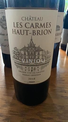 Bordeaux Pessac-Léognan Château Les Carmes Hautbrion 2018