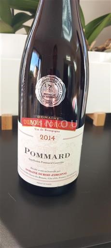 Borgogna Pommard Domaine Dubois Orgeval 2014