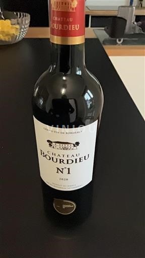 Bordeaux Blaye-côtes-de-bordeaux Domaine Bourdieu N°1 2020