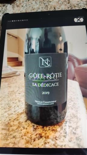 Rhône Valley Côte-Rôtie Nicolas Champagnon La Dédicace 2019