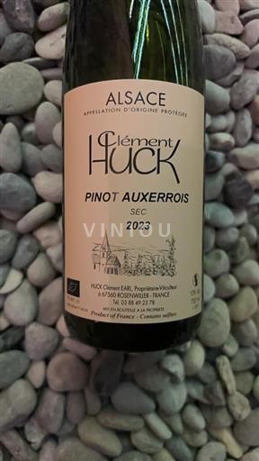 Alzacija Auxerrois Domaine Huck Clément Pinot Auxerrois 2023
