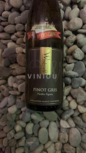 Alsácia Pinot gris Domaine Windmuehl Vieilles vignes 2018