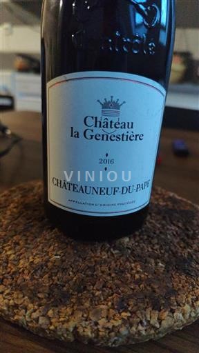 Údolí Rhôny Châteauneuf-du-Pape Château La Genestière 2016