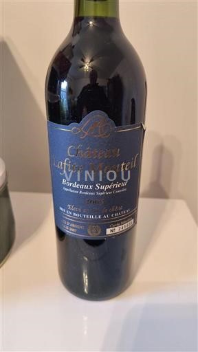 Bordeaux Bordeaux supérieur Château Lafite Monteil Sélection 2005