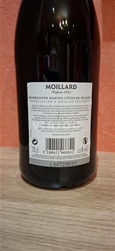 Bourgogne Domaine Moillard 2018