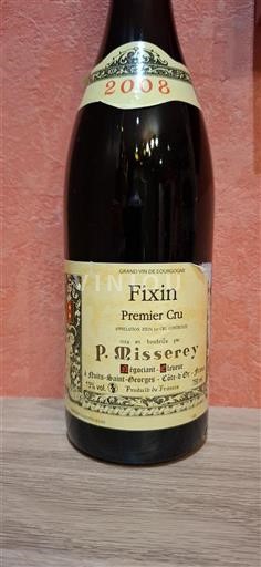 Borgogna Fixin Premier Cru P. Nisserey 2008