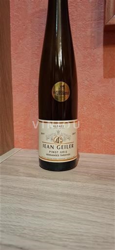 Vin Blanc moelleux Pinot Gris Vendanges Tardives Jean Geiler 2017 France Alsace Alsace Grand Cru