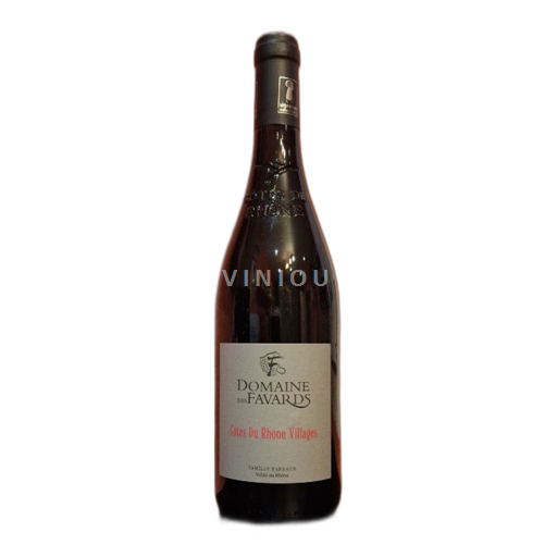 Rhônen laakso Côtes-du-rhône-villages Domaine Des Favards 2019 2019