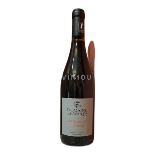 Rhônen laakso Côtes-du-rhône Domaine Des Favards Les Grandes Terres 2018