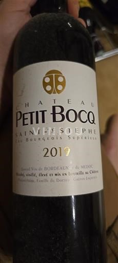 Bordeaux Saint-Estèphe Château Petit Bocq 2019