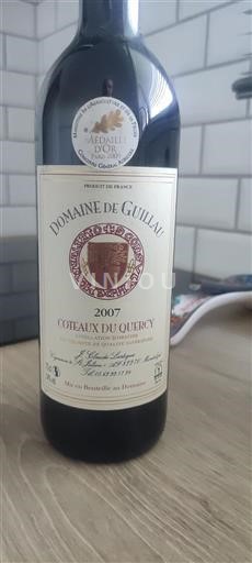 South West Coteaux du Quercy Domaine Guillau 2007
