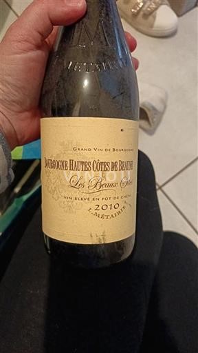 Bourgogne Hautes Côtes de Beaune L. Métaire Les Beaux Sites 2010