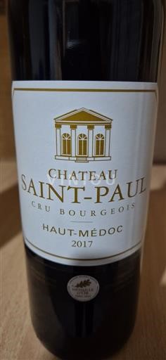 Bordeaux Haut-Médoc Cru Bourgeois Château Saintpaul 2017