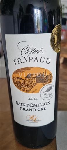 Bordeaux Saint-Émilion Grand Cru Château Trapaud 2011
