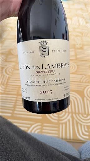 Burgundy Clos-des-Lambrays Grand Cru Domaine Des Lambrays Clos des Lambrays 2017