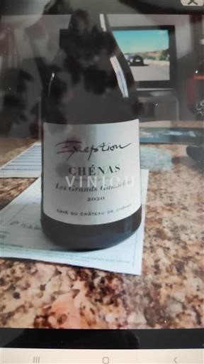 Vin Rouge sec Les Grands Crusades Château Cave du de Chénas 2020 France Beaujolais Chénas