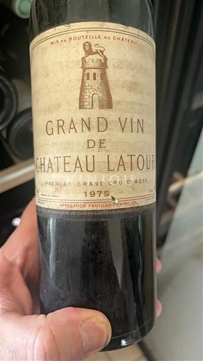 Bordeaux Pauillac Grand Cru Château Latour Grand Vin 1975