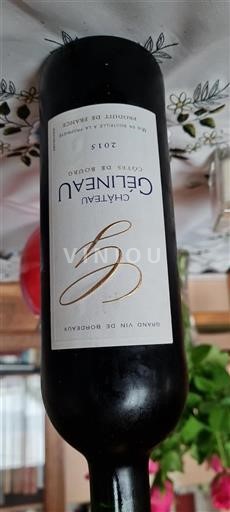 Bordeaux Côtes de Bourg Château Gélineau 2015