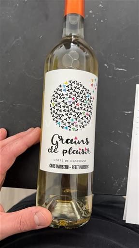 South West Côtes de Gascogne Grains De Plaisir 2023