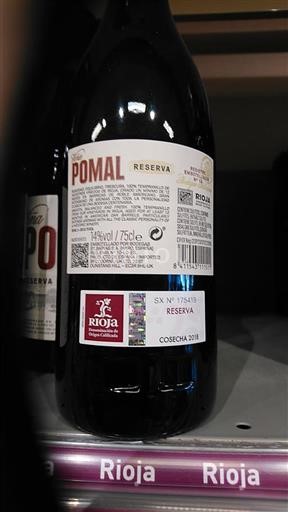 La Rioja Rioja Pomal Reserva 2018