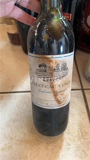 Bordeaux Bordeaux Supérieur Château Vincy Icke årgångsbetecknad