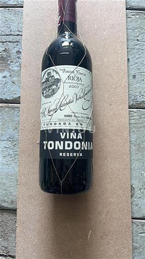 La Rioja Rioja R. López De Heredia Viña Tondonia Reserva 2007