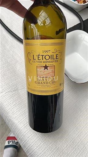 Vin Rouge sec Cuv%c3%a9e R%c3%a9serv%c3%a9e L'Étoile 1997 France Roussillon Banyuls Grand Cru Grand Cru