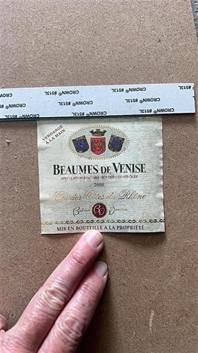 Rhônen laakso Beaumes de Venise Balma Venitia Cru des Côtes du Rhône 2008