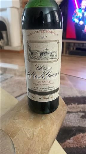 Bordeaux Graves Château Cros La Gravière 1987