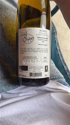 Alsace Jean Sipp Particulière 2021
