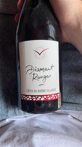 Rhônetal Côtes-du-Rhône-Dörfer Cellier Des Gorges De L'ardèche Diamant Rouge Ohne Jahrgang