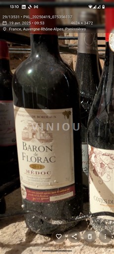Bordeaux Médoc Baron De Florac 2012
