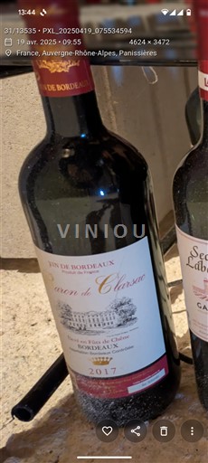Bordeaux Baron De Clarsac 2017