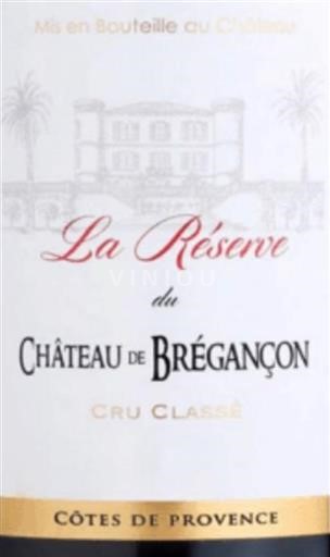 Provence Côtes-de-provence Château Brégançon La Réserve du château de Brégançon 2016