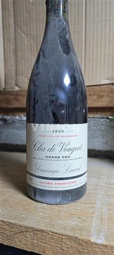 Burgundy Clos de Vougeot Grand Cru Domaine Dominique Laurent Tradition 2002
