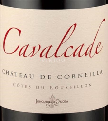 Roussillon Côtes du Roussillon Villages Château Corneilla Cavalcade 2016