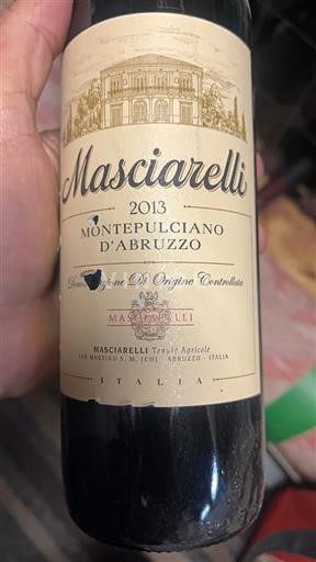 Abruzos Montepulciano d'Abruzzo Masciarelli 2013