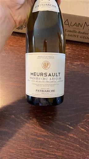Bourgogne Meursault Premier Cru Patriarche Premier Cru - Les Cras 2018