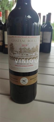 Vin Rouge sec Château Rougi 2019 France Bordeaux AOC