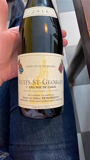 Bourgondië Nuits-saint-georges Premier Cru Henri Et Gilles Remoriquet Rue de Chaux 2018