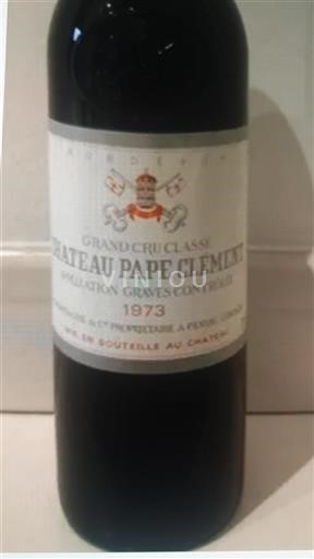 Bordeaux Pessac-Léognan Grand Cru Pape Clement 1973