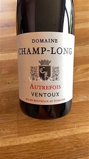 Vallée du Rhône Ventoux Domaine Champlong Autrefois 2021