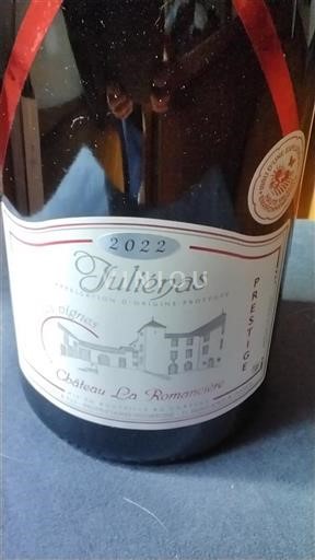 Beaujolais Juliénas Château La Romanchère Prestige 2022