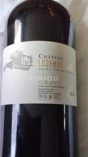 Bordeaux Graves Château Ludeman 2020