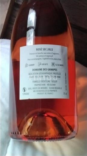 Sydvestfrankrig Comté tolosan Domaine Des Ganapes 2022