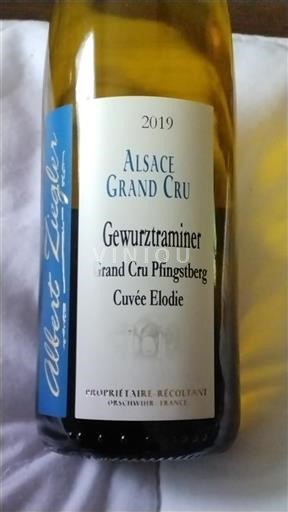 Alzacija Ni doloceno Grand Cru Albert Ziegler Elodie 2019