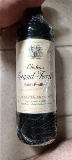 Burdeos Saint-Émilion Château Grand Fortin 2015
